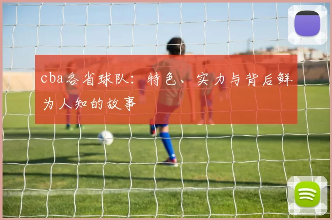 cba各省球队：特色、实力与背后鲜为人知的故事